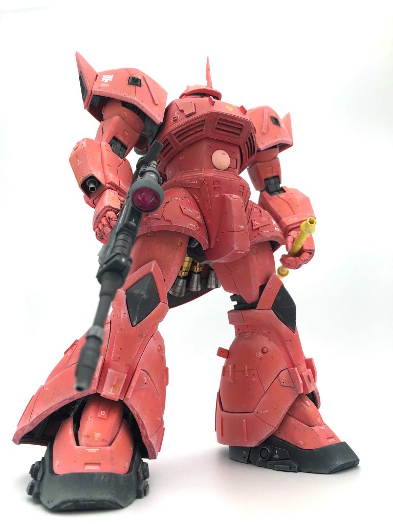 YMS-14 ゲルググ（シャア・アズナブル大佐仕様機） 実働記録U.C.200年現在で判明しているシャア・アズナブル公国軍大佐が作戦運用した記録は以下の通りが有力である。（妄想設定です）007912XXサイド4のテキサスコロニーでの試験運用中、第13独立戦隊のRX-78と交戦。互角に渡り合った交戦後、ジェネレーターストールで稼働停止。00791225コンペイトウの外郭宙域から駐留艦隊に攻撃を仕掛けたMAN-08の試験監督機および護衛随伴機として出撃。00791227不意遭遇した地球連邦艦隊との交戦時、MAN-08と随伴機MS-09Rとの連携が取れず苦戦中、陣頭指揮のため出撃。