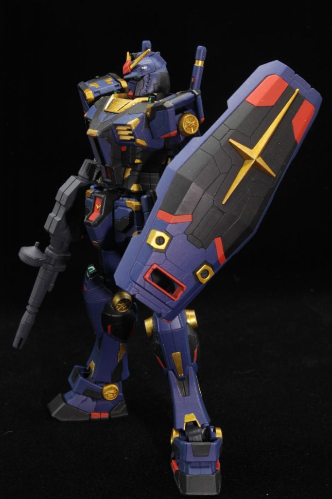 筆塗りした直後