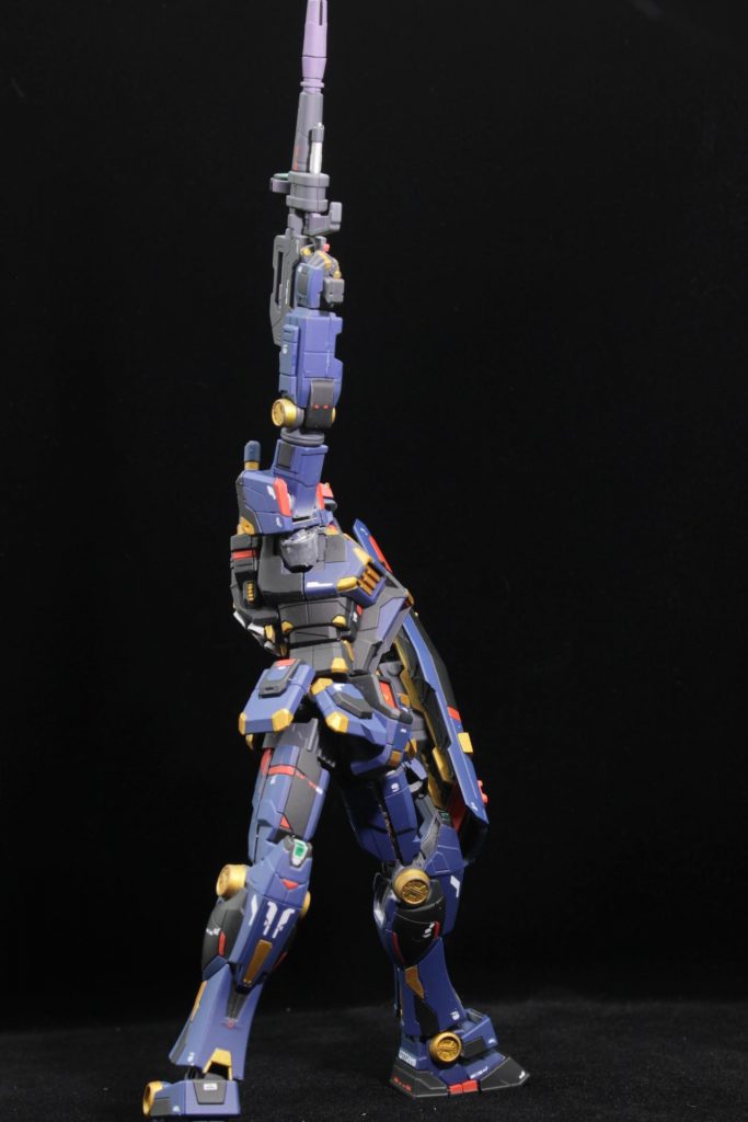 1/144　RX78-2F00ガンダム　ティターンズカラー筆塗–6枚目/制作者：くらくらプラモ