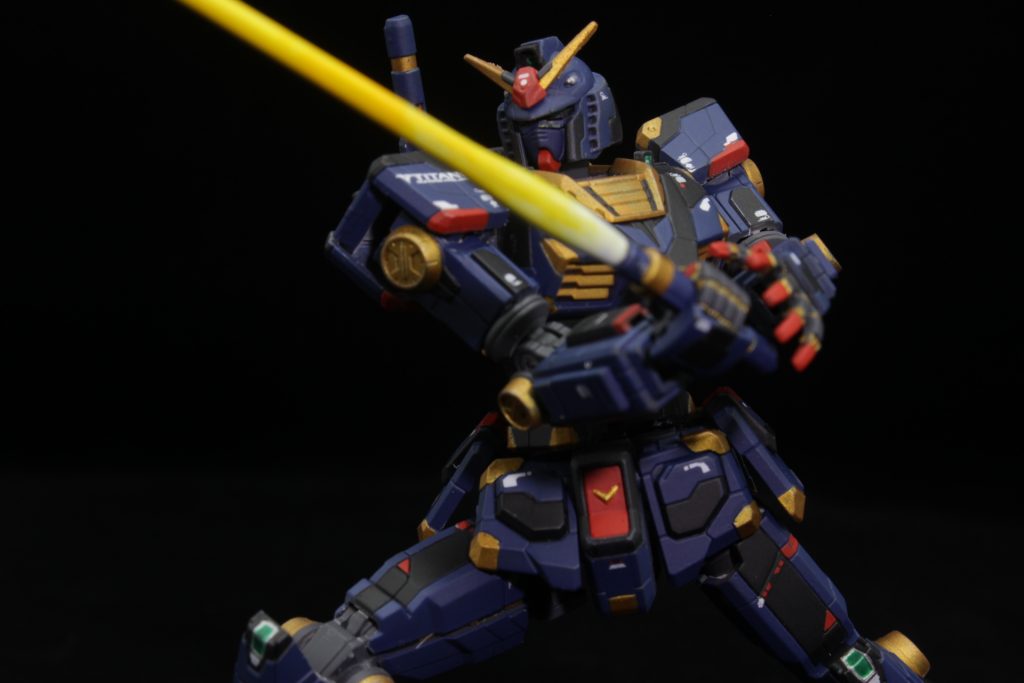 1/144　RX78-2F00ガンダム　ティターンズカラー筆塗–7枚目/制作者：くらくらプラモ