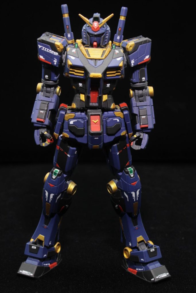 1/144　RX78-2F00ガンダム　ティターンズカラー筆塗–9枚目/制作者：くらくらプラモ