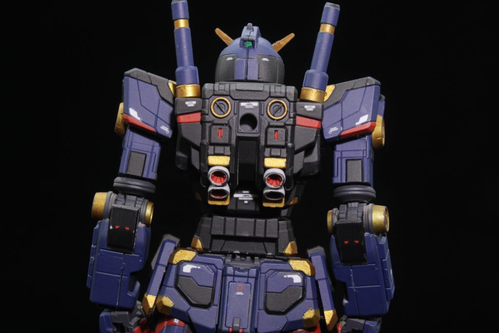 1/144　RX78-2F00ガンダム　ティターンズカラー筆塗–4枚目/制作者：くらくらプラモ
