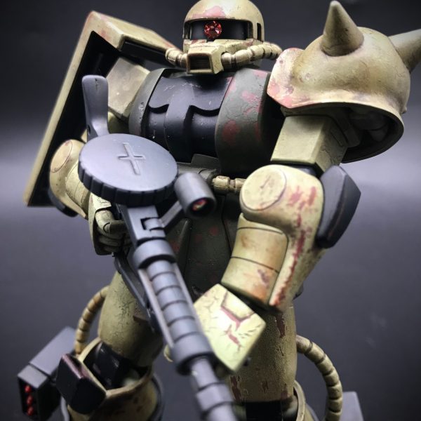 HGUC MS-06 量産型ザク｜GOLFボールさんのガンプラ作品｜GUNSTA