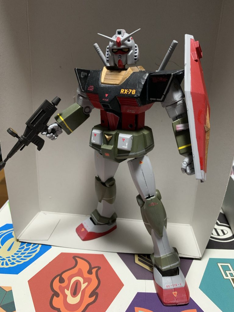 旧キット　１／１００　リアルタイプガンダム–2枚目/制作者：素組マイスター【エアブラシデビュー★】