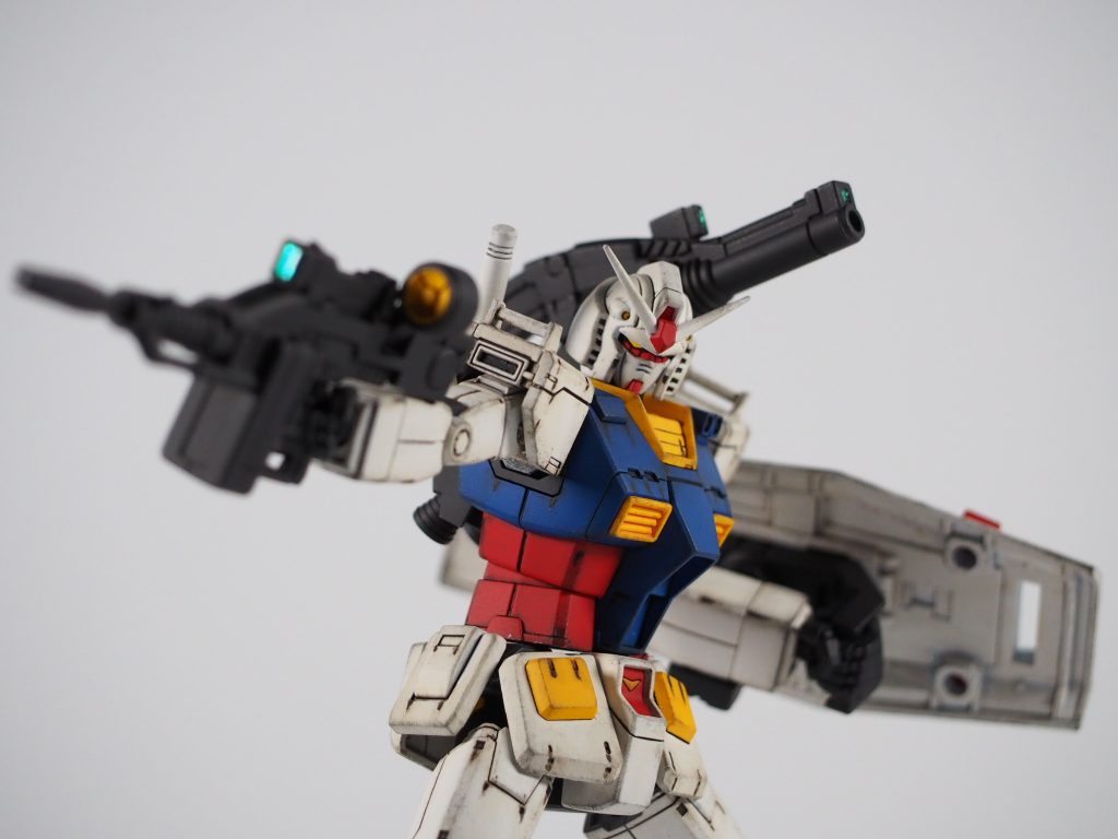 ビームライフル初期型やや無骨なデザインが特徴なビームライフルこれはこれでカッコいい