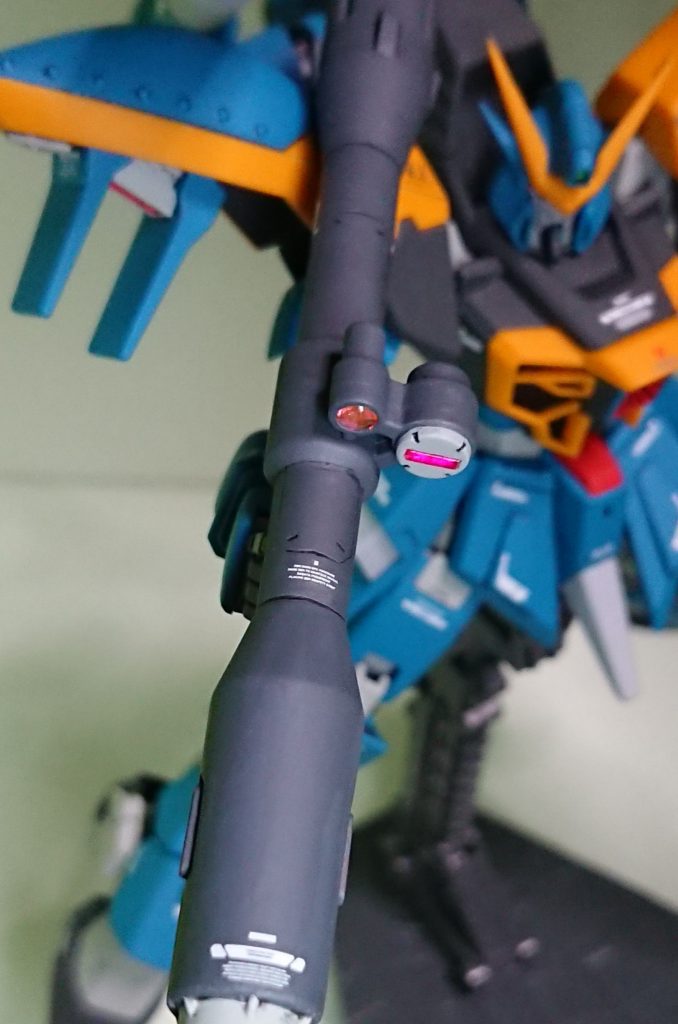 バズーカセンサーは2つともクリアパーツを入れました