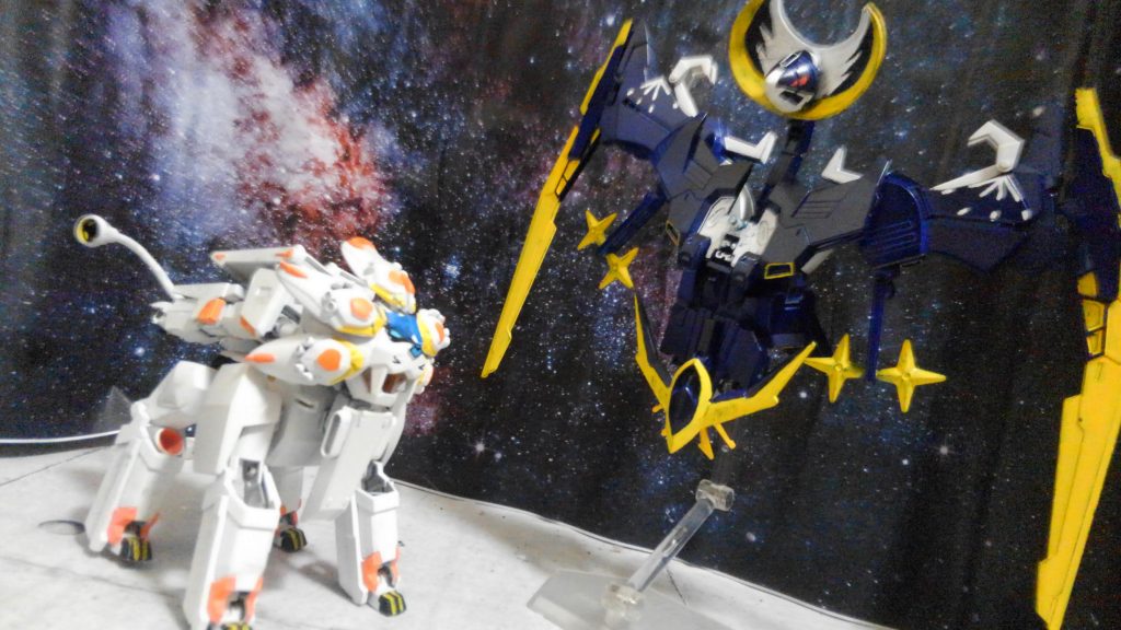 ソルトライオン & ルナトライオンエーテル財団が保有するソルガレオ&ルナアーラ型モビルスーツ