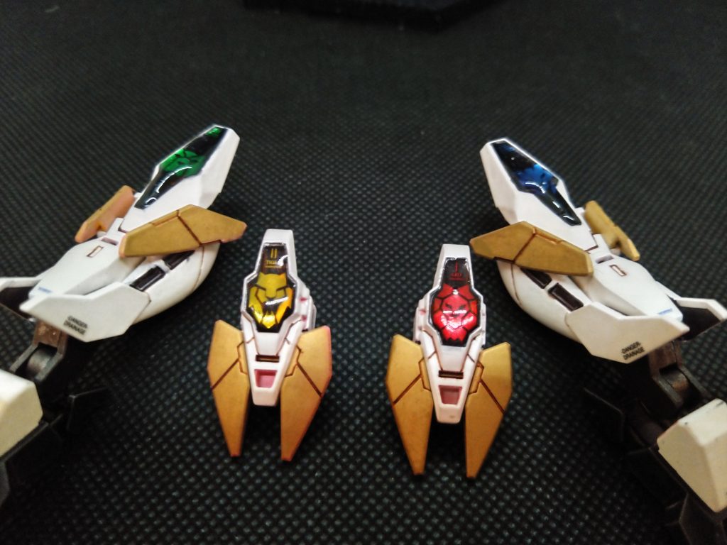 見えなくなってるけどアニマリゼアーマーの動物シールにクリアレジンを盛りましたヽ(°ω°)ノお手軽なディテールアップ方法でお気に入りです。