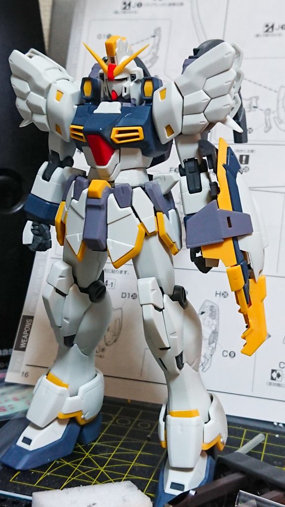 塗装直前。全体の整面完了後の１枚です。