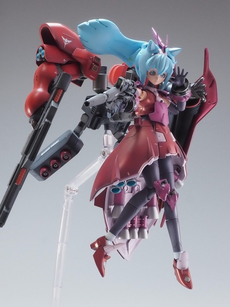 「撃っちゃうんだな♡」サラちゃんの取り扱い説明書(?)にビーム•マグナム、ブッパ出来ると書いてあったので持たせてみました。