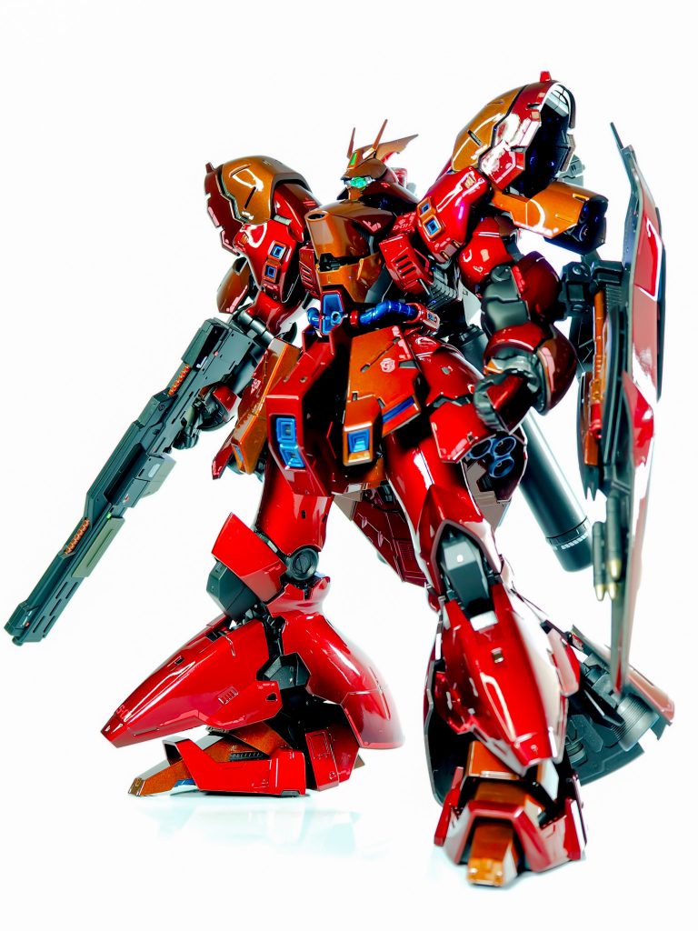 RG 1/144 SAZABI MSN-04 サザビーキャンディ塗装Ver.–2枚目/制作者：@elise_0727