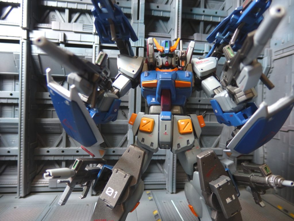 フルバーストです。全ての武装を発射。頭部バルカン・ポッドも装備しました。