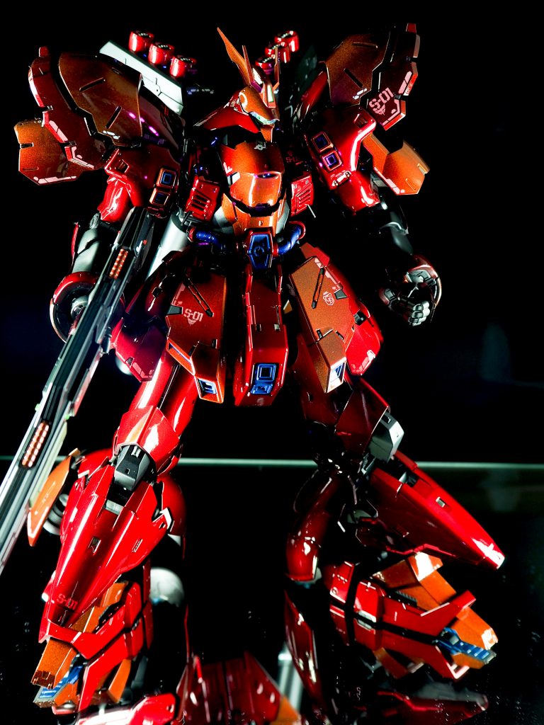 RG 1/144 SAZABI MSN-04 サザビーキャンディ塗装Ver.–3枚目/制作者：@elise_0727