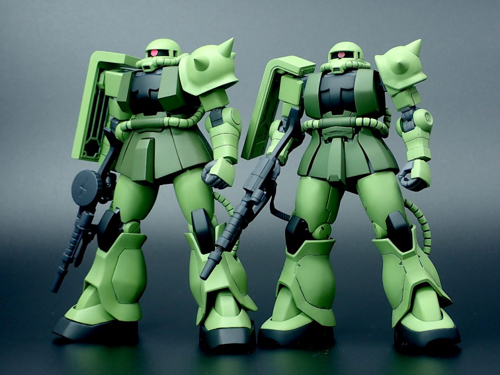 過去作のザクと。