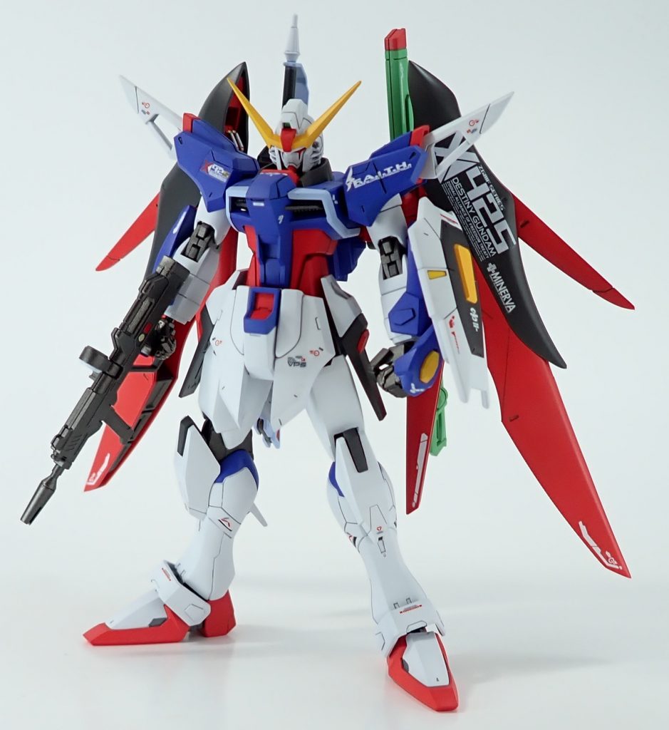 カラーリング(ガイアカラー)白:EXホワイト+EXシルバー+ピュアブラック少量赤:ローズブライトレッド+ローズディープレッド青:コバルトブルー+ピュアブラック黒:グラファイトブラック(クレオス)ライトブルー:EXブルー+コバルトブルー緑:林碧+ニュートラルグレー