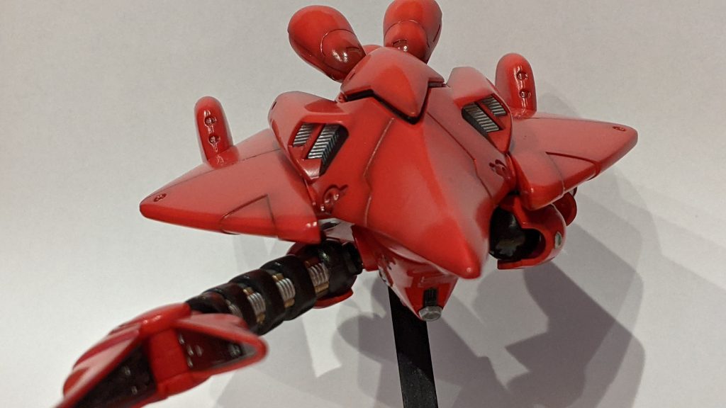 全塗装でグラデーション仕上げ。筆塗りで部分塗装です。