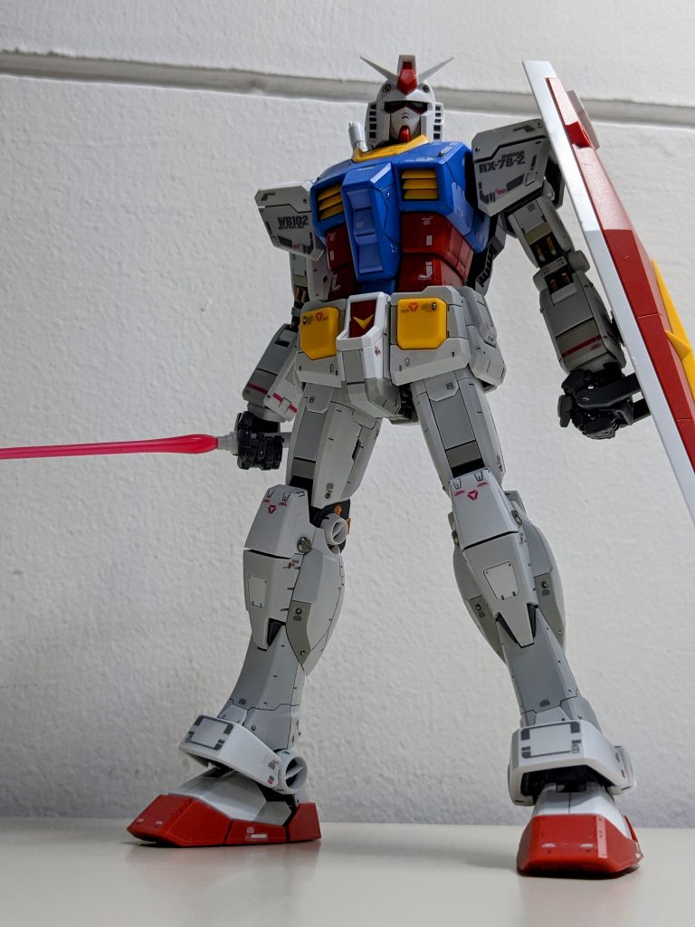 前面あおり。いつも通り、成型色、墨入れ、付属デカール、つや消しトップコート。あまりにカッコ良いから、予定していたウェザリングやめちゃいました、、、