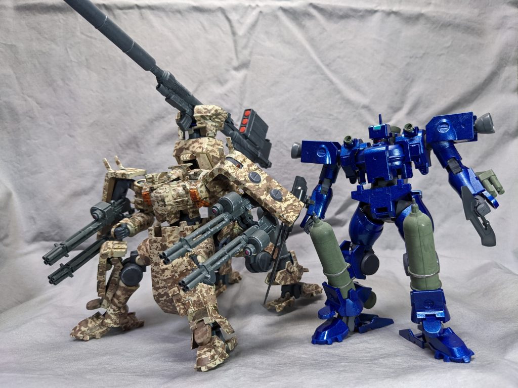 余ったパーツで指揮官くんも。ご覧いただきありがとうございました。