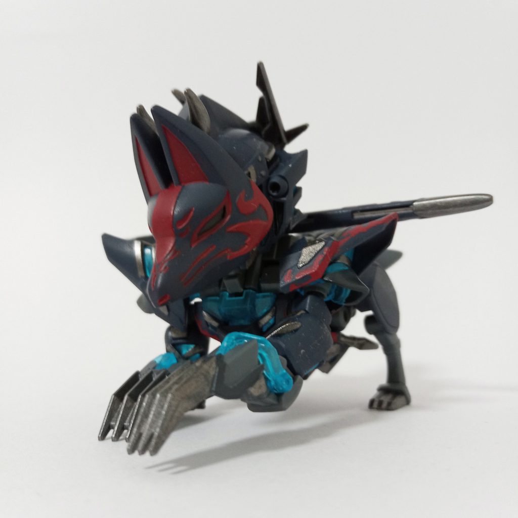 潜狐形態せっかく組み替えたので1枚塗装ハゲ怖いけど可変楽しい🙂