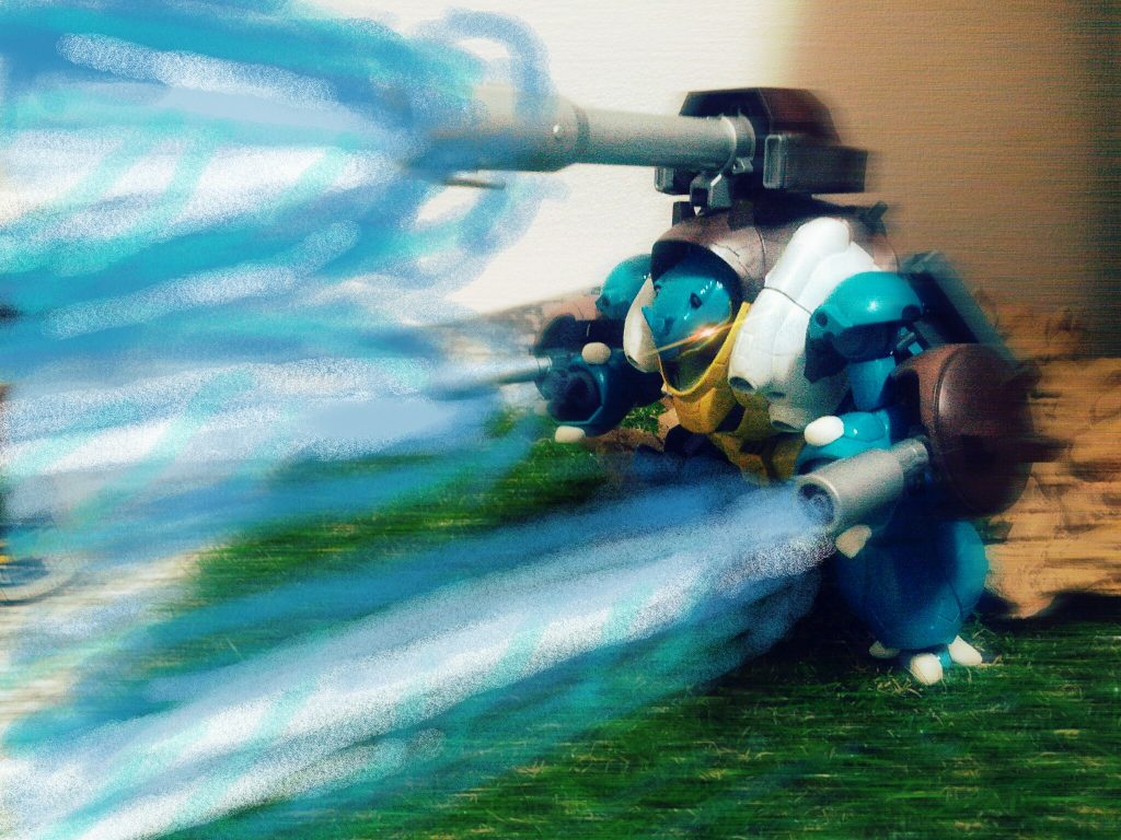 換装でメガグシオン・ブラスタスに