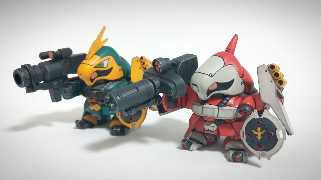 ギュネイ機と。
