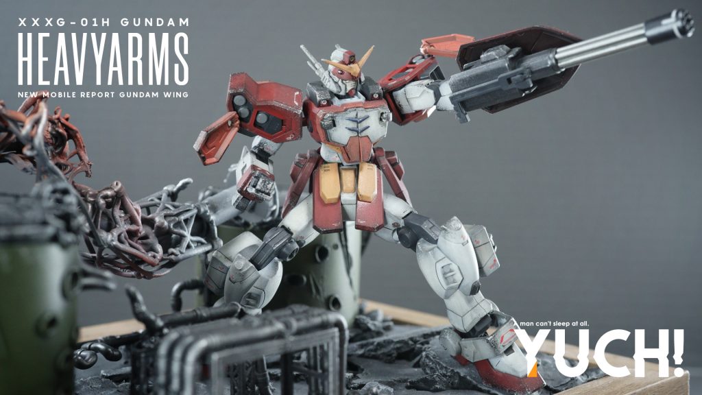 ジオラマ制作 HGAC 1/144 XXXG-01H ガンダムヘビーアームズ–5枚目/制作者:眠れない男ユチ