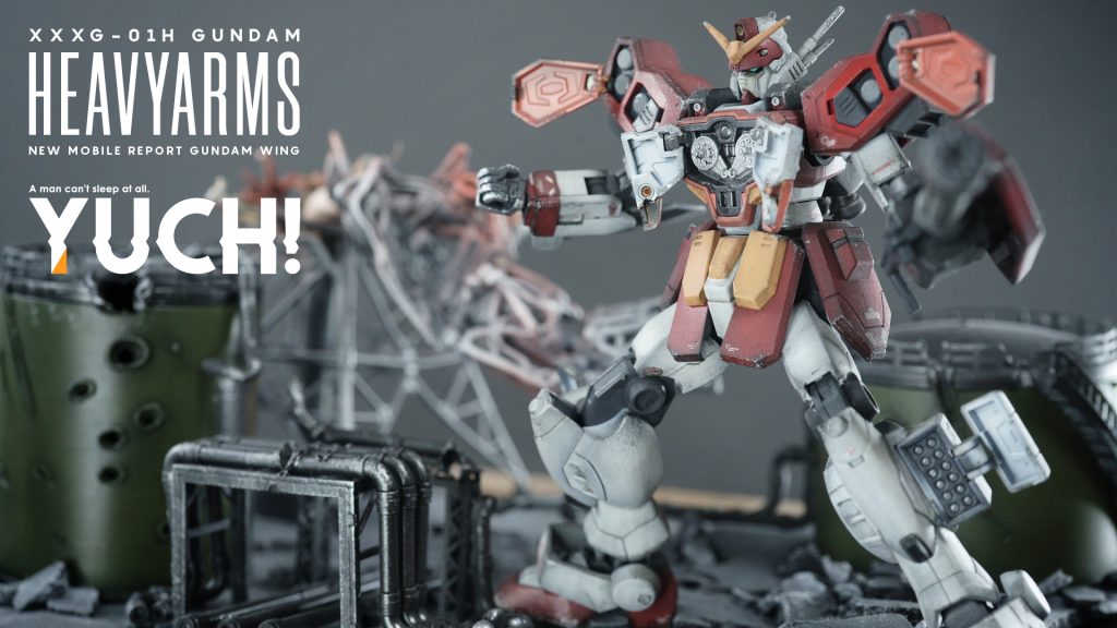 ジオラマ制作 HGAC 1/144 XXXG-01H ガンダムヘビーアームズ–7枚目/制作者:眠れない男ユチ