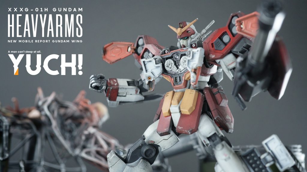 ジオラマ制作 HGAC 1/144 XXXG-01H ガンダムヘビーアームズ–8枚目/制作者:眠れない男ユチ