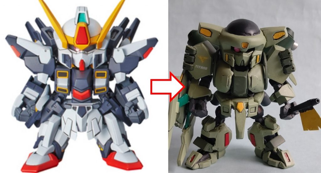 素体にはSDCSシスクードを使っています（よーく見ると面影がｗ）