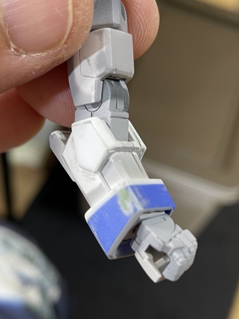 腕はプラバン貼ったら百式っぽくなりました!ナイス発見でテンション上がりましたw