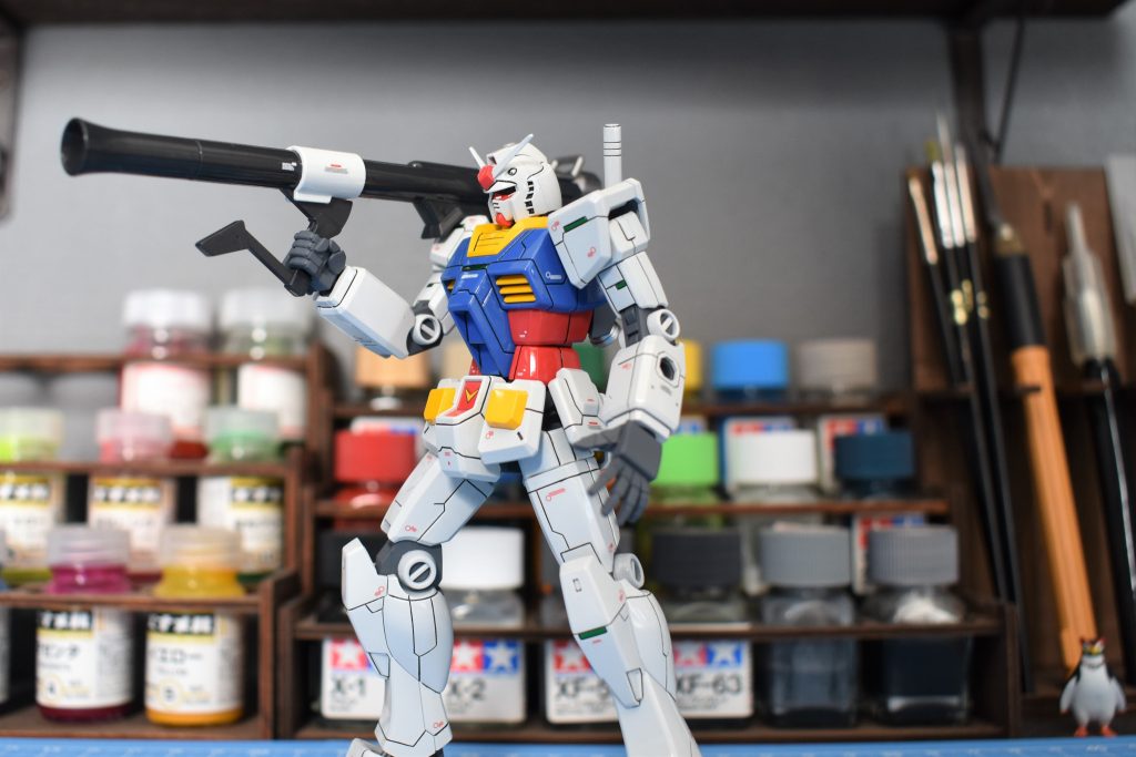 HGUC ガンダム–4枚目/制作者：しろもももぐ