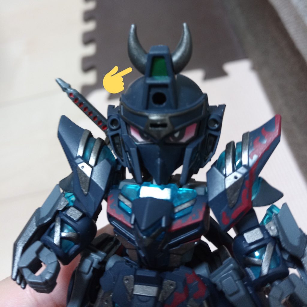 シール貼り忘れてました…アンテナで隠れるけど、鉢金の塗り分けお気に入りです✨