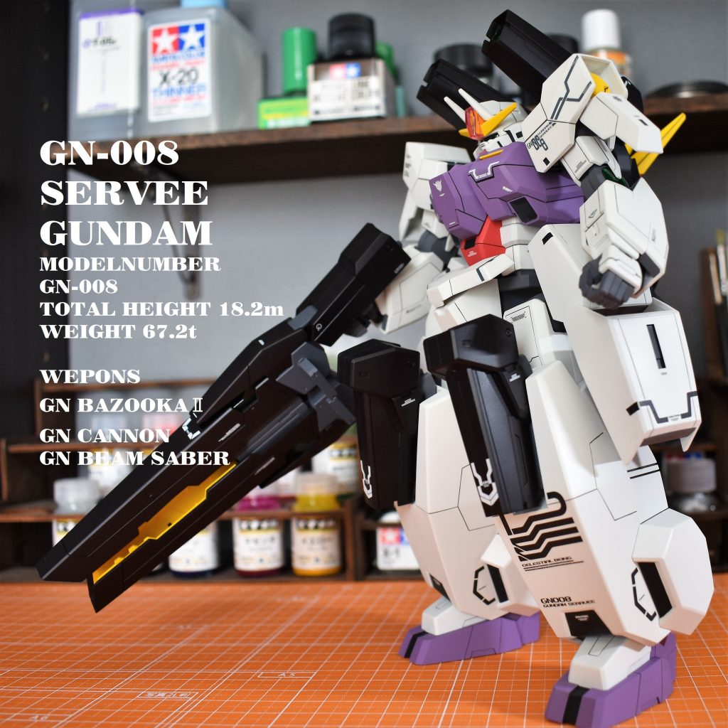 1/100 セラヴィーガンダム–2枚目/制作者：しろもももぐ