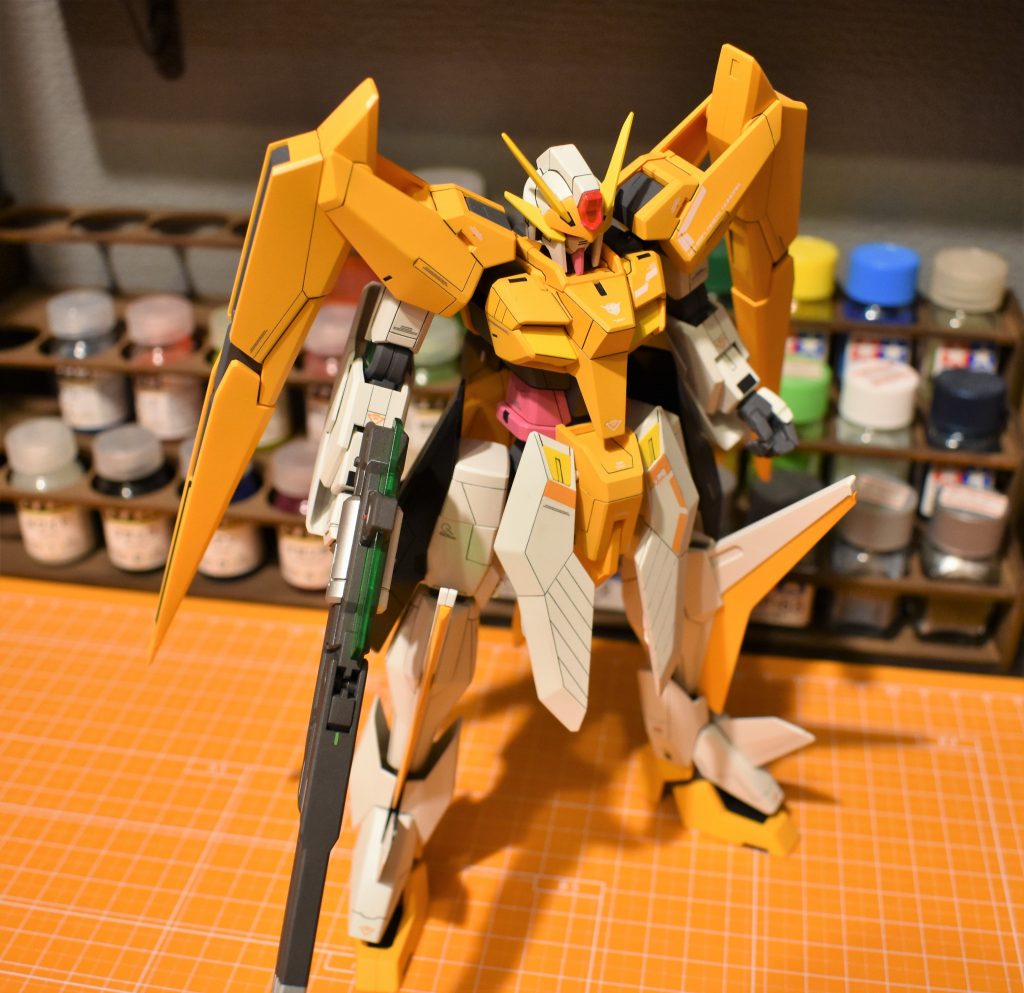 1/100 アリオスガンダム–3枚目/制作者：しろもももぐ