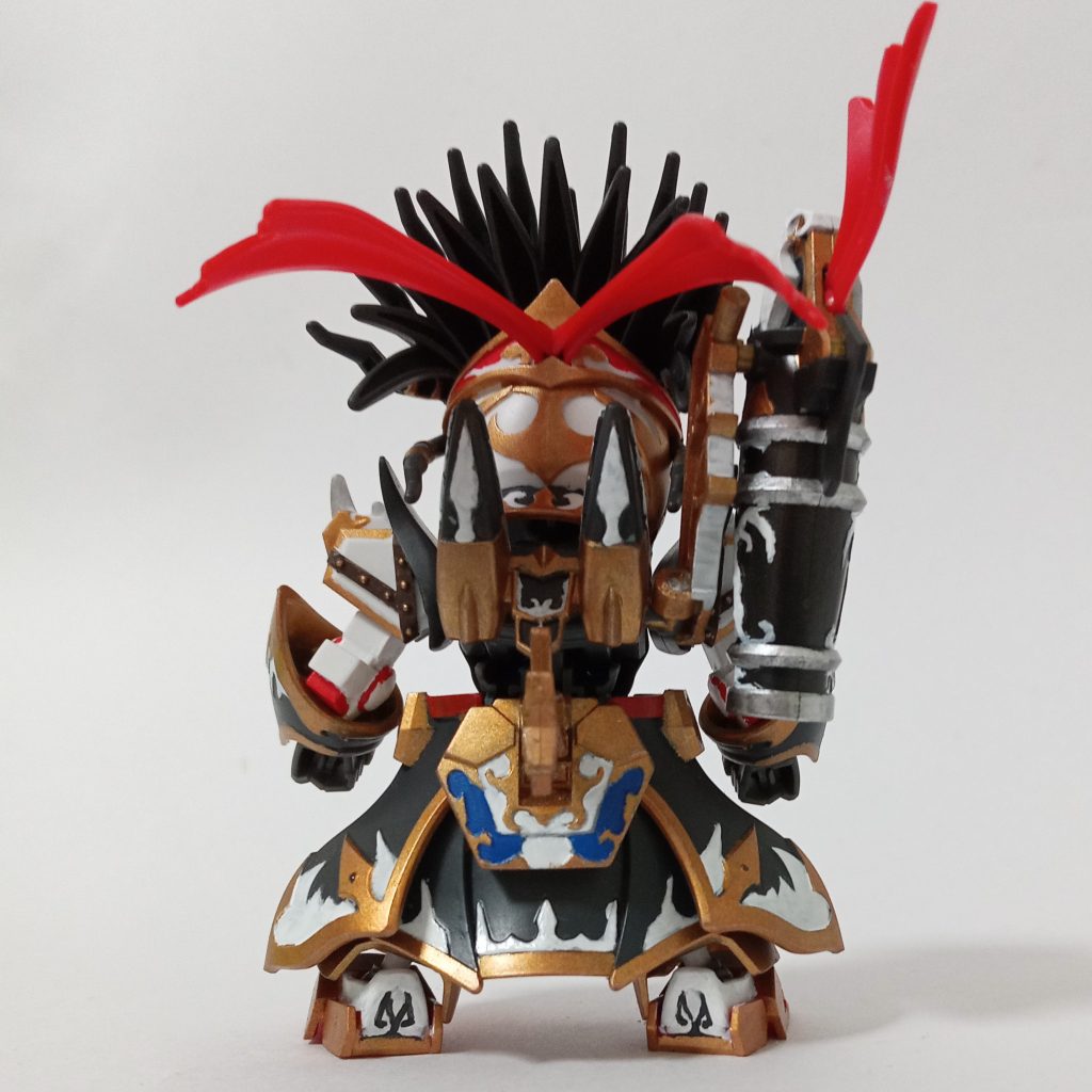 布が逆立つけど…塗装は成型色を活かしつつ水性ホビーカラーとシタデルで部分塗装しています白▶ホワイト黒▶ジャーマングレー赤▶モンザレッド青▶インディブルー茶▶マホガニー金▶シタデル リトリビューターアーマーこう書くと結構つかってるな…( ˇωˇ )筆塗り楽しくなってきました…！次はベンジャミンかな