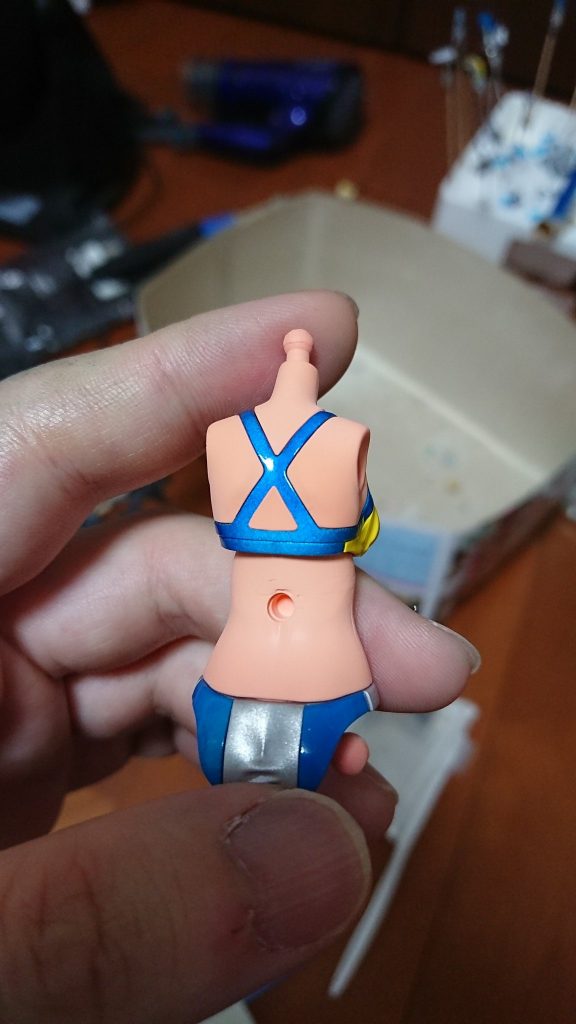 裏こんな感じです(上に服羽織って見えなくなので一応こんな感じです的な…です。)