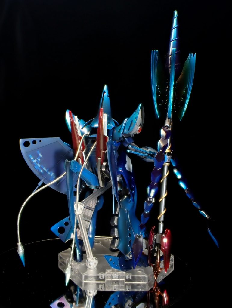 バックパックはジャンクパーツとミキシングしてメガ粒子砲をでっちあげています。