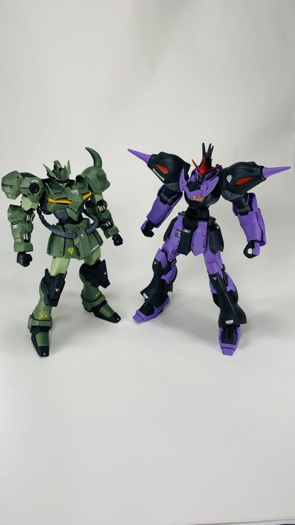 同時作成のツィマットガンダムと。