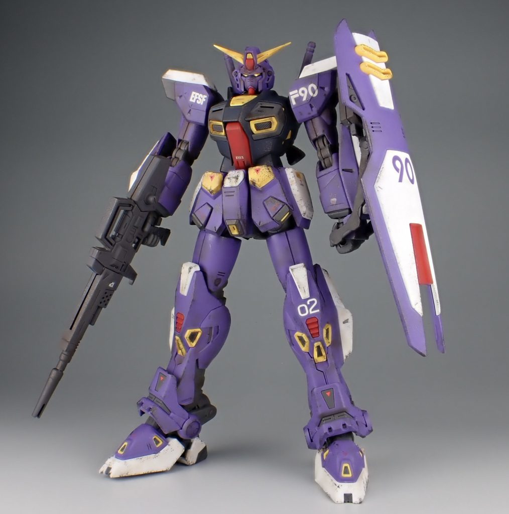 ガンダムF90 2号機–4枚目/制作者：朝会