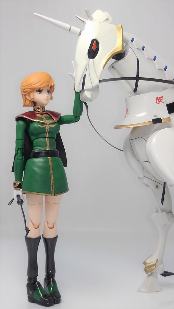 このユニコーンの作成当時はウェザリングとかも知らない頃だったため、今回投稿するにあたり多少汚してディテールも追加しました。