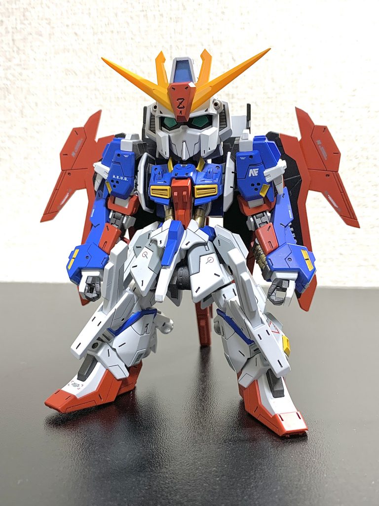 スジボリやプラ棒を用いてディテールアップしました！塗装は少し淡いカラーにしてデカール→半光沢でフィニッシュ