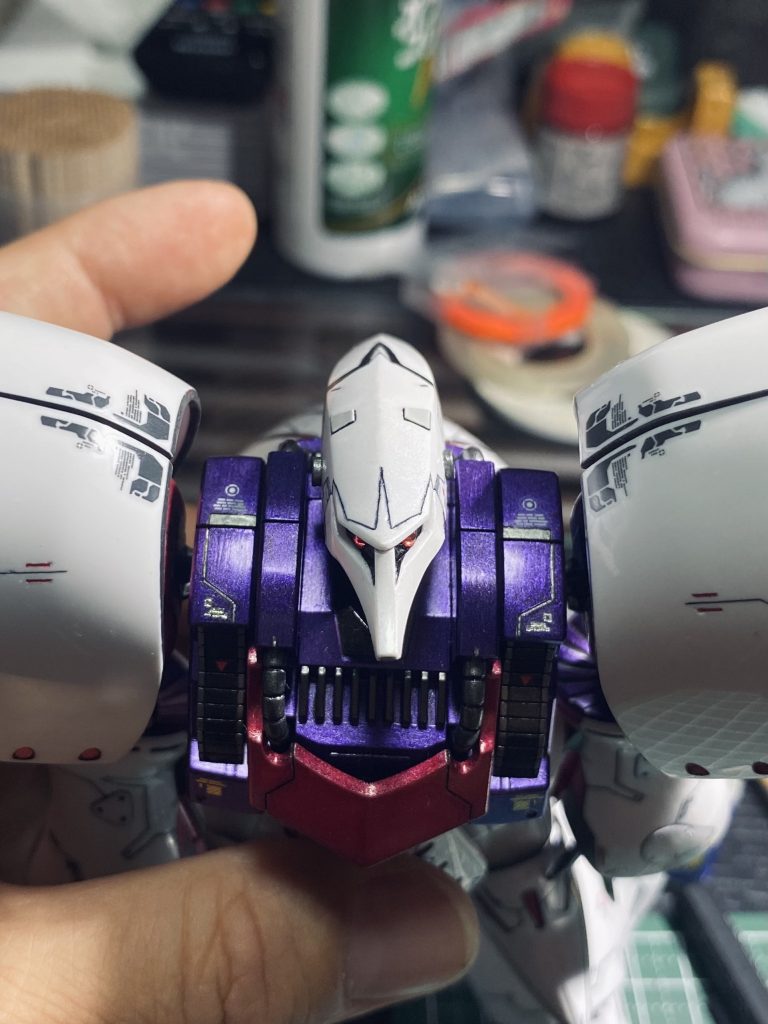 飛行形態での顔アップw