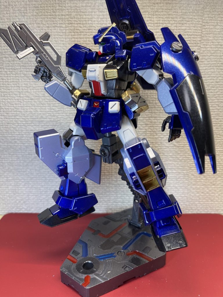 アクションベースに対応してなかったので、ボディに3mmの穴あけをしてあります