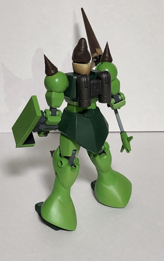 バックショット。武装とスパイク以外は元キットのままです。