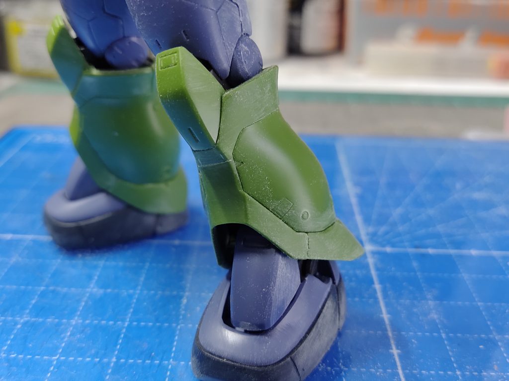 脛装甲断面調整