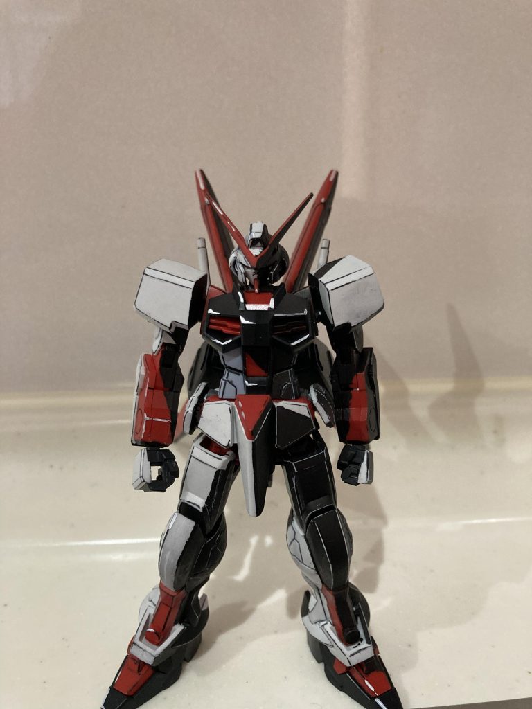 ハイライトはなんとなくで入れてます。機体が白いので、初心者には難しい感じがしました。