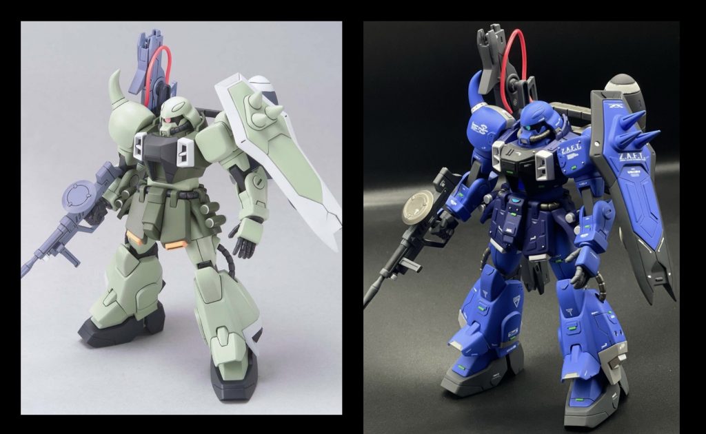 元キットとの比較写真です。