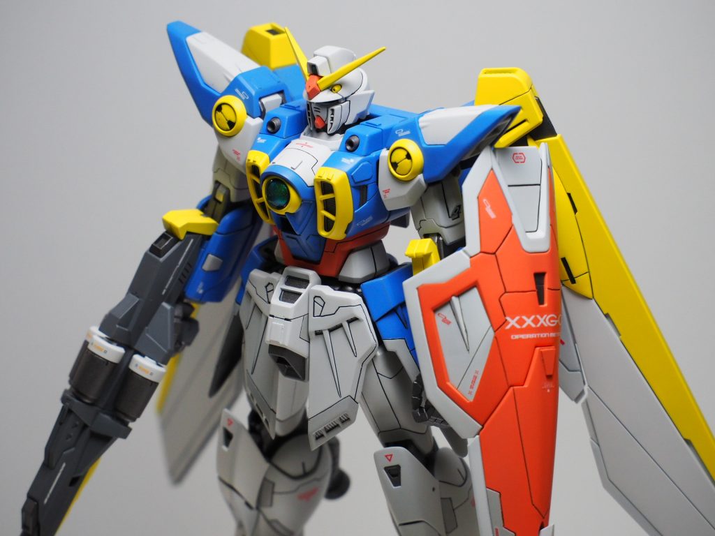 MGウイングガンダム、全塗装完成品–4枚目/制作者：dai5