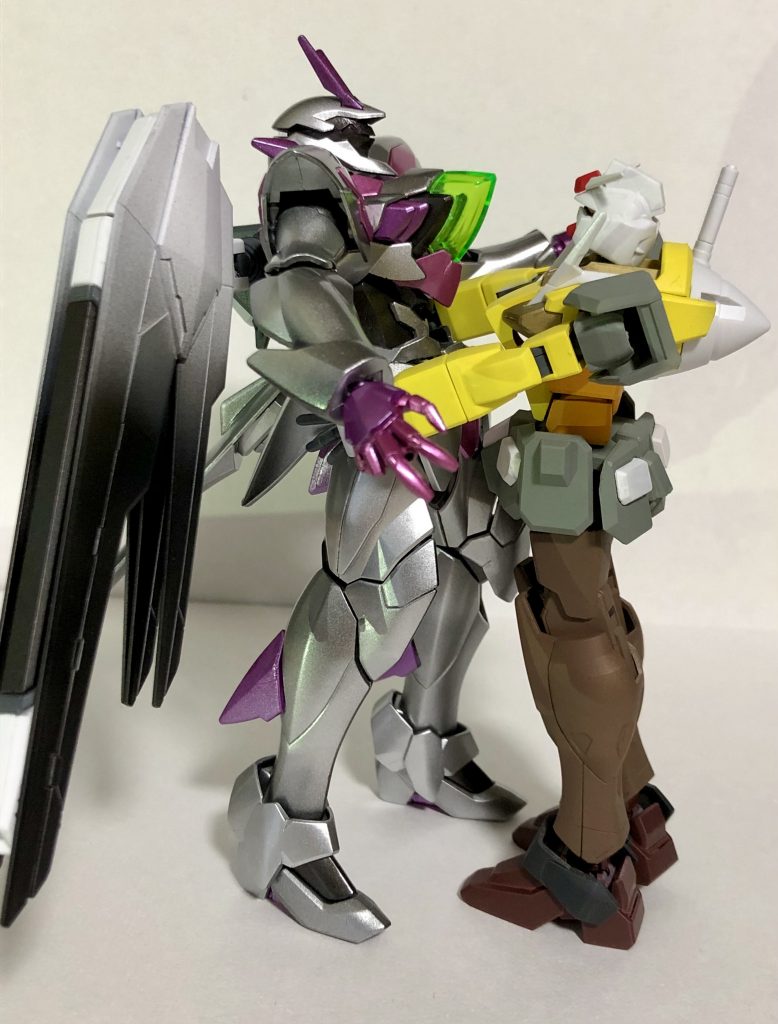 おまけ 以前作った花丸Oガンダムと。よしまる。