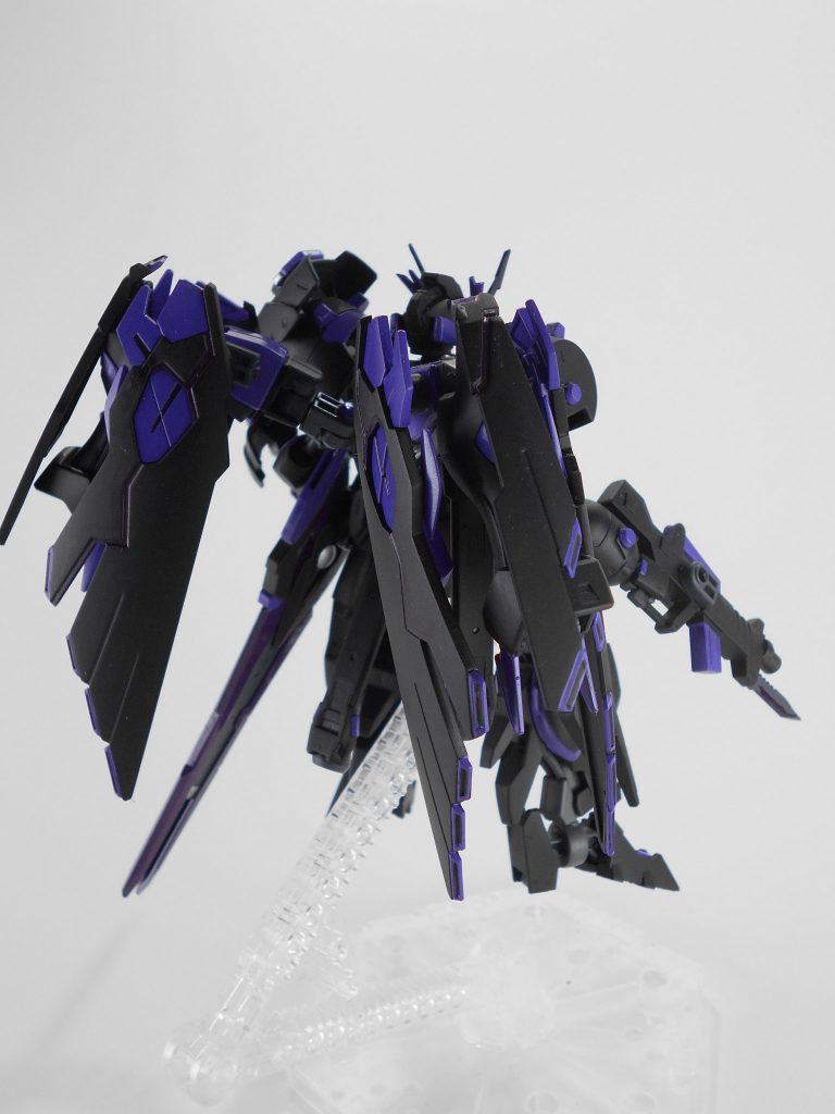 背面。フルクロスを防御ではなく推進力として使用するためにバックパックにしています。